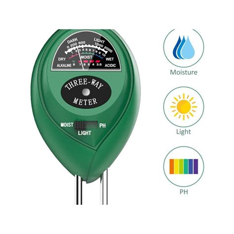 temperature ph moisture meter|3 way soil moisture meter.